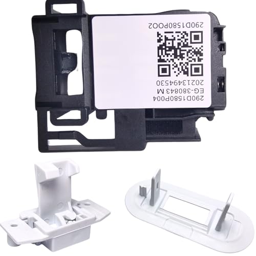 Upgraded WH01X27954 Washer Lid Lock Switch WH02X24399 Lid Latch Striker and WH01X24381 Washing Machine Bezel Replacement Part Replace WH01X24114 290D1580P001 290D1580P002 290D1580P004(3 PCS SST)