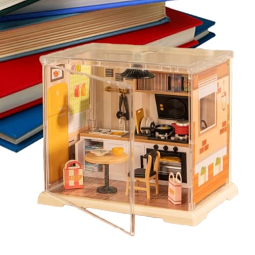 Set d'assemblage éducatif miniature café cadeau salon et étagère - 7