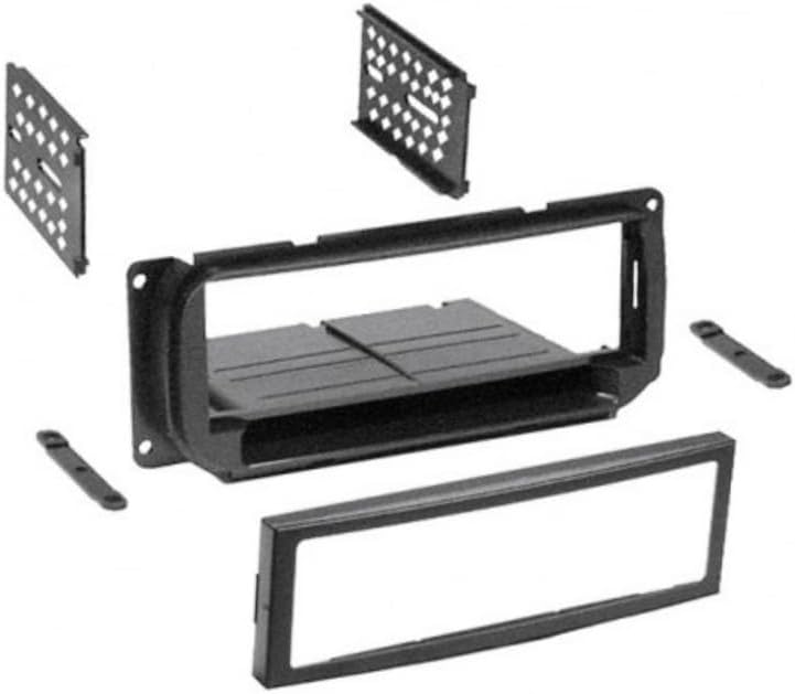 Single Din Car Stereo Radio Install Kit Made for Chrysler Dodge Jeep: 2002-2005 Ram 1500, 2003-2005 Ram 2500/3500, 2003-2006 Wrangler, 1999-2004 Grand Cherokee, 2002-2007 Liberty + More