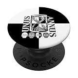 Unus Annus item features hourglass and skulls PopSockets PopGrip: Swappable Grip for Phones & Tablets