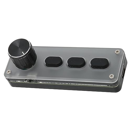 Clavier macro programmable 3 touches bouton rotatif pour streamer - 2
