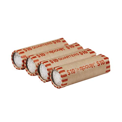 Moolah Preformed Quarter Coin Wrappers, 1000 Count, 7291025 #TOP5