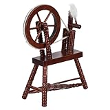 Rouet miniature en bois : léger et facile à transporter, très pratique, rouet pour maison de poupée