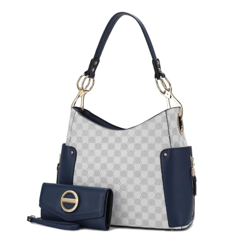 Image of J'OMOR by Mia Set Hobo Bag for Women & Wristlet Wallet, PU Leather Designer Handbag Purse Shoulder Strap