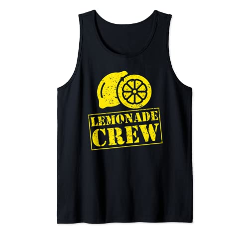 Lemonade Crew - Linda limonada soporte limonada escuadrón limón Camiseta sin Mangas