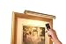 Cordless Picture Light Remote Control Antique Brass – 18" For pictures to 45" wide- Safe for artwork – No UV or Heat –Steel Frame 2.5 lbs – Dimmer included