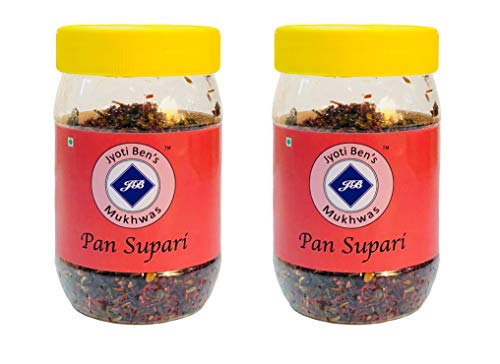 Image of Jyoti Ben's Mukhwas - Paan Supari (Meetha Pan) | Sweet Paan Flavor | Crunchy Supari Mix | Refreshing Mouth Freshener | Pack of 2