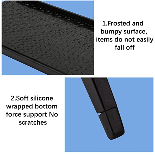 Tounalker 9Pcs Tv Top Shelf Screen Shelf, Adjustable Monitor Top Shelf Storage Bracket, Sturdy Mobile Audio Video Shelving For Cellphone Computer Stand Media Boxes Game Console Router(8.5 X 4.5 Inch) #TOP2