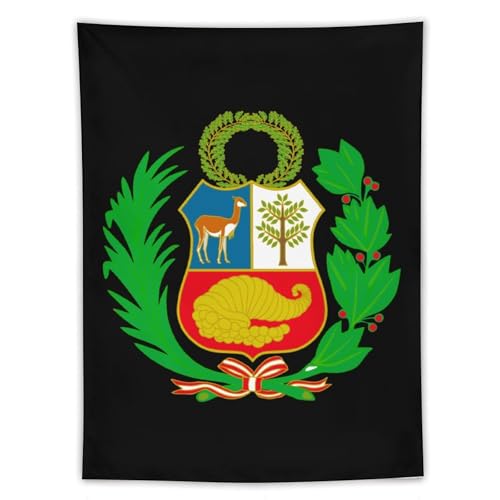Tapiz decorativo de Perú: tela ligera y resistente lista para colgar
