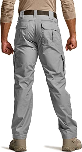 Image of CQR Men's Tactical Pants, Water Resistant Ripstop Cargo Pants, Lightweight EDC Work Hiking Pants, Outdoor Apparel