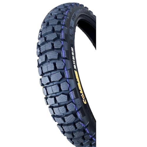 3.00-18 18 Zoll Motorradreifen, Off-Road Blockprofil Ersatz für Scooter Moped Vorder- oder Hinterrad mit Schlauchtyp 8 PR 218 kg Max Belastung 55P