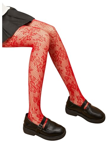 Image of SHENHE Women's Patterned Fishnet Tights High Waist Pantyhose Floral Stockings