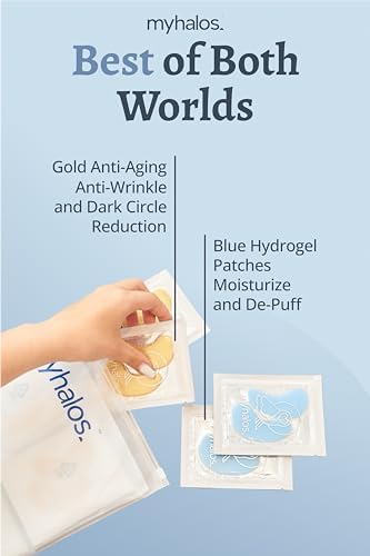 MyHalos® Under Eye Gel Patches, Eye Masks Skincare, 24 Under Eye Patches - Image 3
