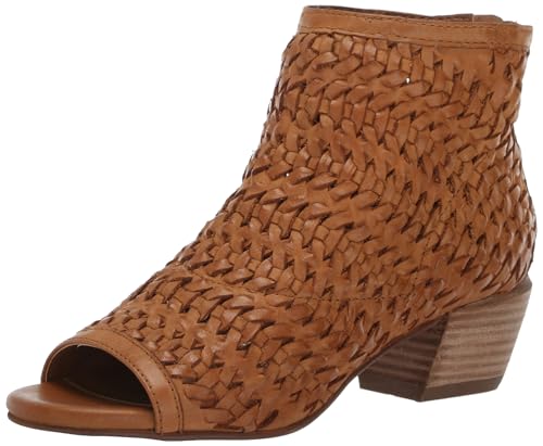 Lucky Brand Women's Mofira Woven Peep Toe Bootie Ankle Boot