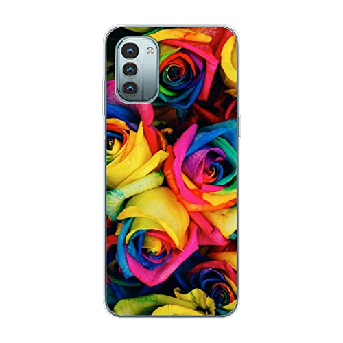 Coque Nokia G11 motif fleurs multicolores pour embellir votre look