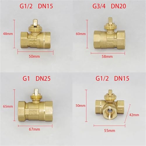 Válvula de bola motorizada de 2 vías DN40 que optimiza el flujo a CA 220 V 3
