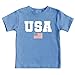 COMIZI 4th of July Shirts Toddler Boys Girls American Flag USA T-Shirt Kids Patriotic Tee Tops