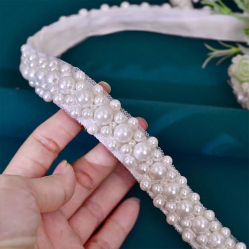 Women's Bridal Long Pearl Wedding Bridal Belt Bridesmaid Dresses Accessories Belts4