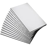 AKOLAFE 35 Pcs Sound Deadening Self Adhesive 25x18cm Car Sound Deadening Mat 7mm Thick Auto Butyl Van Heat Insulation Waterproof Moistureproof Damping Sheets