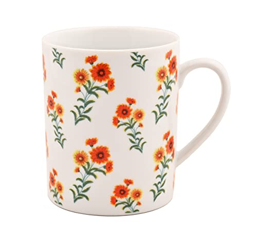 Image of Hitkari Porcelain Coffee Mug - Set of 2, White, 350ml