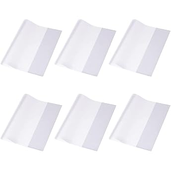 Buchumschlag Transparenter Buchumschlag Buchumschl ge Schulb cher Schutzh lle Buchh lle Transparent Buchumschl ge Schulb cher Wasserdichte Buchh lle F r Das Home Office Der Schule 6 St ck