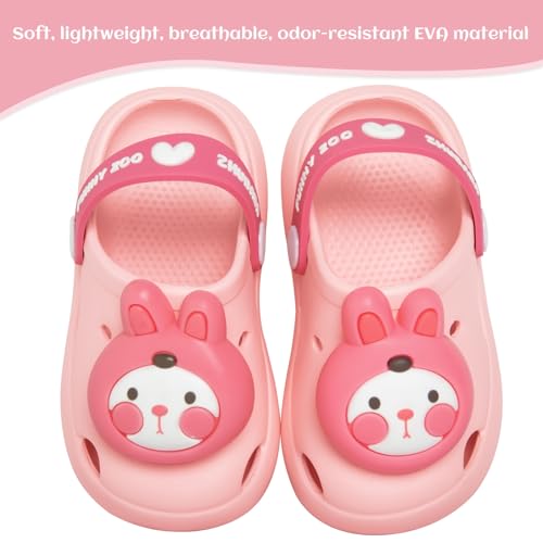 Image of Toddler Little Kids Clogs Slippers Sandals, Non-Slip Girls Boys Clogs Slide Lightweight Garden Shoes Slip-on Beach Pool Shower Slippers