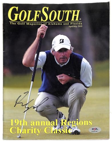 Fred Couples Autographed 2010 Golf South Magazine PSA/DNA - Autographed
