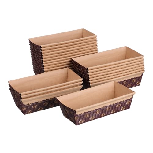 25 Piezas Bandeja De Pan Corrugada Suministros Para Hornear De Navidad Moldes Para Mini Moldes Para Pan Molde Para Bizcocho Revestimientos Para Hornear Revestimiento Papel