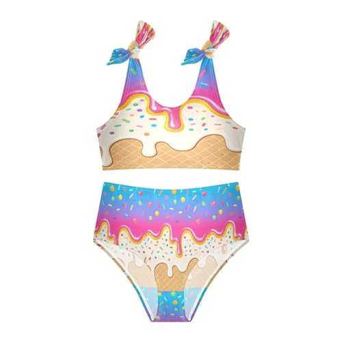 Image of Boccsty Summer Girls Swimsuits Kids Bikini Sets 2 Pcs Bathing Suit for 3T-12T