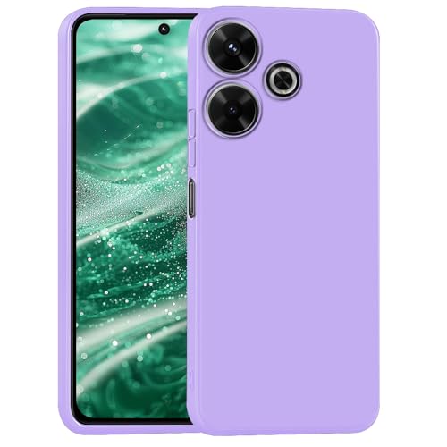 Image of Back Cover for Mi Redmi 13 5G / 4G / Poco M6 Plus 5G | Full Camera Protection | Premium Liquid Silicon Case | Flexible Bumper Case for Mi Redmi 13 5G / 4G / Poco M6 Plus 5G (Purple)