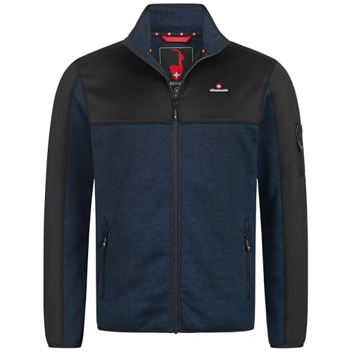 Höhenhorn Naurun Herren Fleecejacke Hybridjacke Navy Gr. L