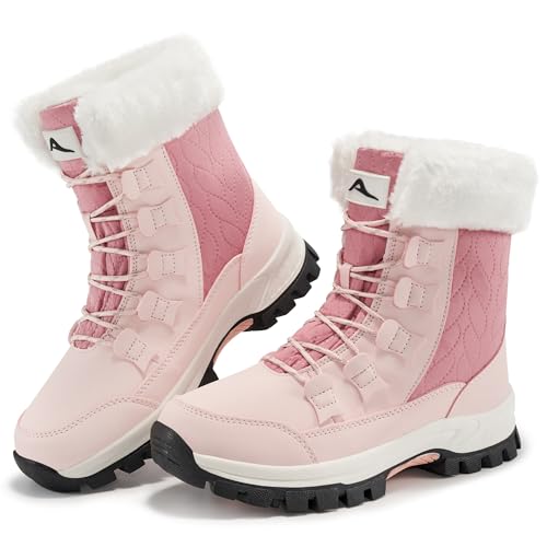 Alicegana Winter-Schneestiefel für Damen: wasserdicht, warm, mit...