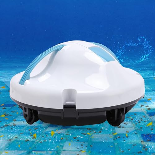 VNATWGOO Limpiador De Piscinas A Prueba De Agua Ipx8, Robot Aspirador InaláMbrico para Piscinas, MáQuina De Limpieza De Doble Motor VNATWGOO Limpiador De Piscinas A Prueba De Agua Ipx8, Robot Aspirador InaláMbrico para Piscinas, MáQuina De Limpieza De Doble Motor