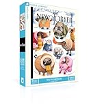 New York Puzzle Company - New Yorker Baby It's Cold Outside - 1000 Piece Jigsaw Puzzle