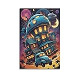 Photo Gallery dgykjtydw poster decorativo da parete in stile retrò, motivo casa automobilistica, poster decorativo su tela, stampa artistica moderna, per camera da letto, 40 x 60 cm Photo Gallery dgykjtydw poster decorativo da parete in stile retrò, motivo casa automobilistica, poster decorativo su tela, stampa artistica moderna, per camera da letto, 40 x 60 cm