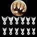 Ejiubas Stiletto Nails French Nail Tips 600Pcs Short Natural Fake Nails For Girls Women Natural