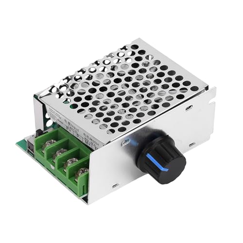 Aideepen Motordrehzahlregler 12V, PWM DC 7-80V 30A DC Motor Drehzahlregler 12V 24V 36V 48V 60V 70V Stufenloser Regler Motor mit Drehknopf