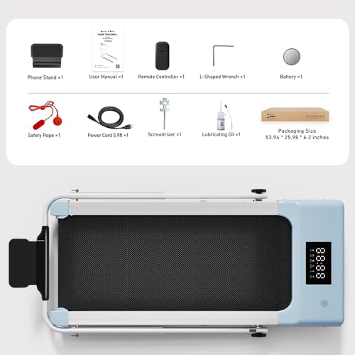 DeerRun Foldable Walking Pad with 9% Manual Incline — view 7