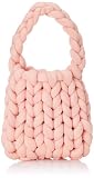 [クーコ] Fluffy スウェット風チャンキーニットミニバッグ 2353111210 ピンク (320)