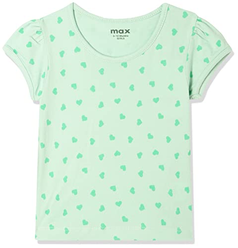 Image of Max Girls Printed Round Neck T-Shirt