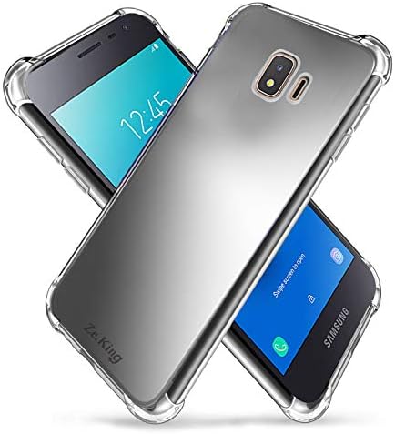Zeking Samsung Galaxy J2 Core/ J2 (2019) /J2 Pure Case, Slim Thin Crystal Clear Flexible TPU Silicone with Four Corner Bumper Protective Case Cover for Samsung Galaxy J2 Core (Transparent)