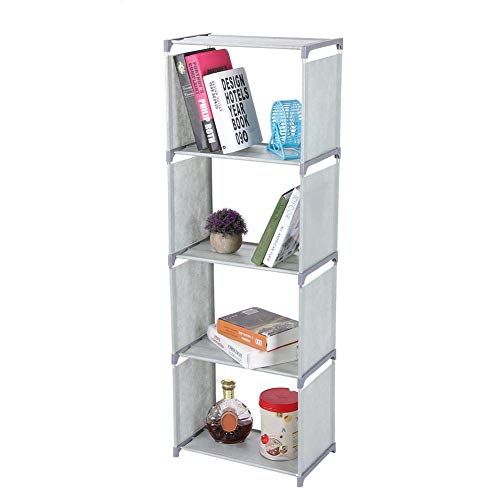 Estantería de almacenamiento, estante de almacenamiento de estantería simple, estantería de pie de varias capas, estantería de almacenamiento, estante organizador for el hogar for sala de estar y dorm