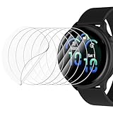Bighan 8 protectores de pantalla compatibles con Garmin Vivoactive 6, protector de pantalla de TPU suave ultra transparente compatible con Vivoactive 6, [No-Glas][Sensitive Touch] [Ultra claro] [Sin