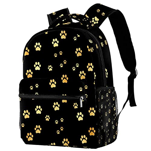 Sac à dos pattes de chien résistant contre le poids des livres d'école