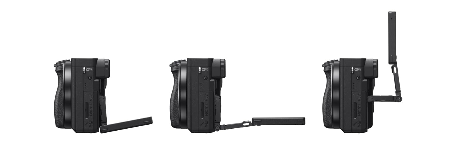 Sony Alpha 6400 (APS-C) Fotocamera con obiettivo 16-50 mm – Autofocus con rilevamento degli occhi da 0,02 s, video 4K, display ribaltabile, ideale per vlogging, fotografia e viaggi