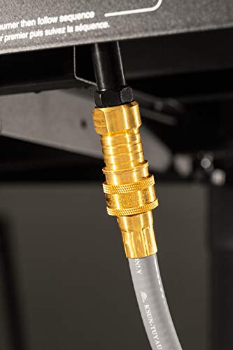 Blackstone Propane To Natural Gas Conversion Kit For Grill, Griddle – Compatible With Blackstone 28", 36" Griddles, Tailgater, Rangetop Combo & Single Burner Rec Stove – Hose, Quick Connect Fitting #TOP1