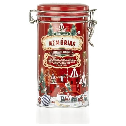 Lata de Bombones Recuerdos de Portugal - 100 g - Surtido de Bombones de Chocolate de 2 Tipos - Rellenos de Crema de Avellana y Rellenos de Leche - Producto Gourmet de Origen Portugués