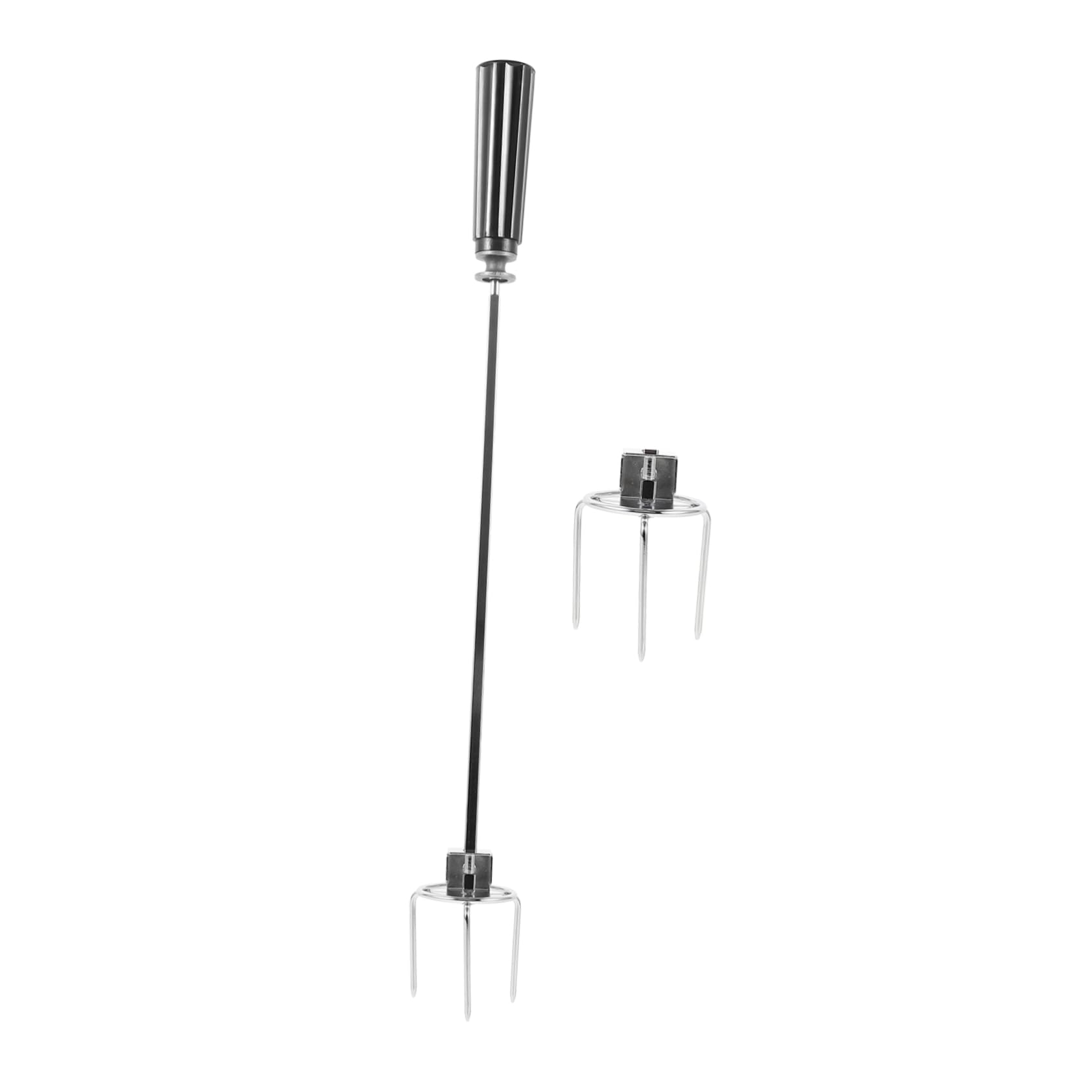 TOYANDONA 3 Set Forchetta Da Barbecue Spiedini Alla Griglia Forchetta Per Pollo Arrosto Di Grandi Dimensioni Forchetta Per Grigliare La Carne Griglia Per Barbecue Silver Acciaio Inossidabile