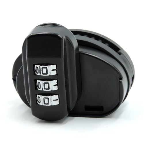 TacFirst Abzugsschloss mit Zahlenkombination S019 Metall Zahlenschloss universal (Schwarz)