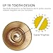 Musiin Electric Guitar LP Style Top Hat Volume Tone Control Knob Compatible with Les Paul Epiphone Parts Replacement 4 packs (Gold)